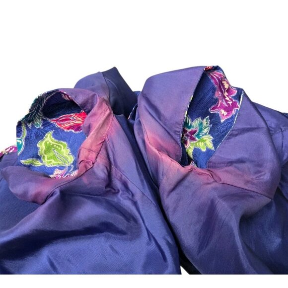 Vtg Liz Claiborne Womens 14 100% Silk Floral Print Lined Sheath Dress Classic - Picture 7 of 8